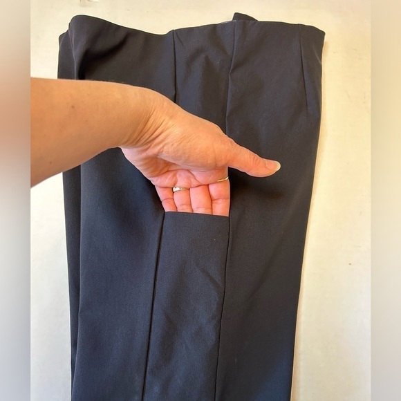 Athleta Wander Slim Ankle Stretch pant w/side leg pockets smooth&sleek Sz-4P. V1 - Picture 5 of 12